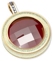 Front view of completed pendant